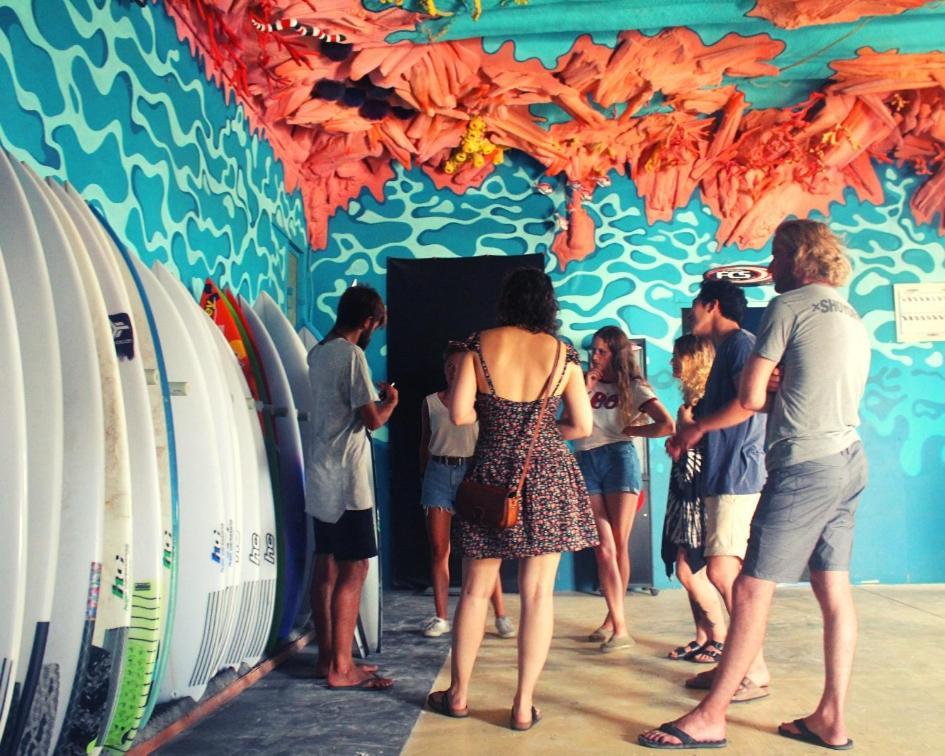 Cliff Surf House Hostel Santa Cruz  Bagian luar foto